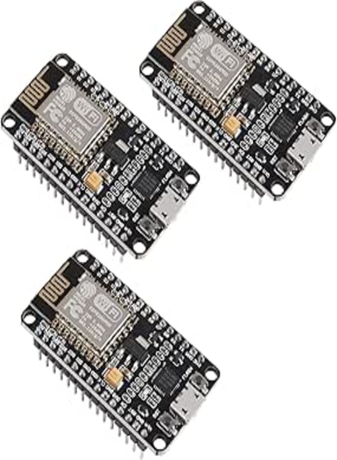 AITRIP 3pcs ESP8266 CP2102 ESP-12E Internet WiFi Development Board Open Source Serial Wireless Module Works Great for Arduino IDE/Micropython